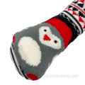Frauen gestrickte warme Huggel -Slipper -Socken gestrickt